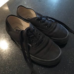 New Black Vans
